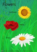 Bees Like Flowers printable poster
