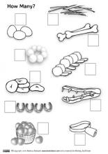 Monkey Stuff printable counting 1 to 10